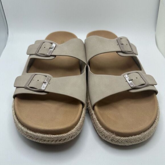 CUSHIONAIRE Women's Espadrille footbed sandal with +Comfort 11 STONE - Picture 2 of 7